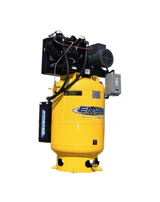 EMAX 120 Gallon 175 Psi 230V 1-Phase 10HP V4 Vertical Air Compressor EMAX 120 Gallon 175 Psi 230V 1-Phase 10HP V4 Vertical Air Compressor