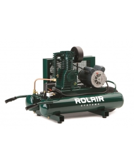 Rolair 9 Gallon Twin Tank Compressor with Dual Controls - 5715K17-0003