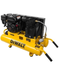 DEWALT 8-Gallon Portable 150-PSI Gas Twin Stack Air Compressor