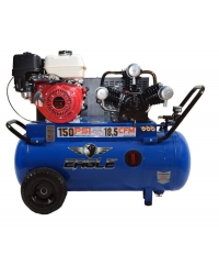 Eagle Compressor Portable Gas Air Compressor 9HP 25 Gallon - P90G25H1