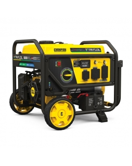Champion Power Equipment 4000 Watt Tri-Fuel Portable Natural Gas Generator with CO Shield &amp; Electric Start