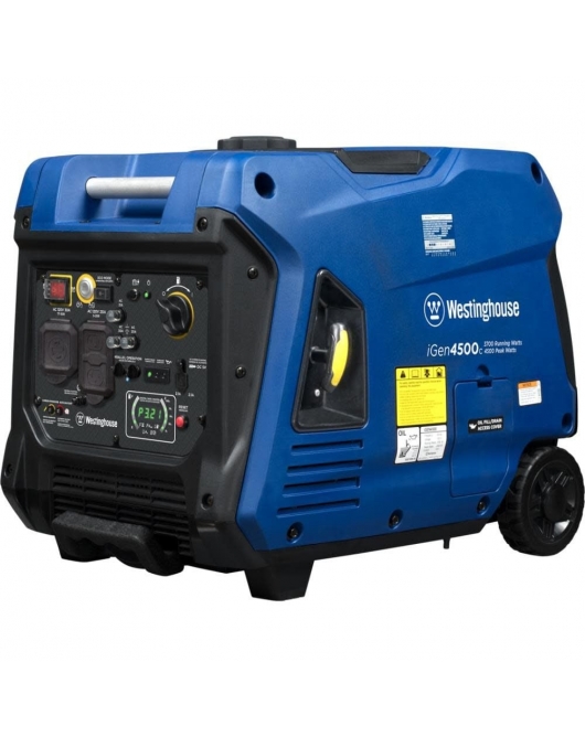 Westinghouse Outdoor Power Portable Inverter Generator with CO Sensor - IGEN4500C Westinghouse Outdoor Power Portable Inverter Generator with CO Sensor - IGEN4500C