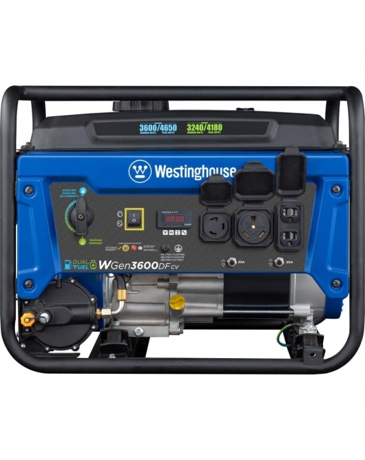 Westinghouse Outdoor Power Dual Fuel Portable Generator with CO Sensor - WGEN3600DFCV