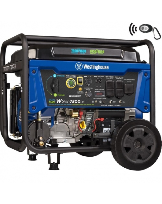 Westinghouse Outdoor Power 7500-Dual Fuel Portable Generator Westinghouse Outdoor Power 7500-Dual Fuel Portable Generator