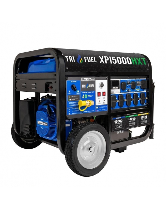 Duromax 15000-Watt Tri Fuel Hybrid Portable Generator