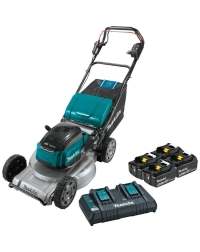 Makita 18V X2 (36V) LXT Lithium-Ion Brushless Cordless 21in Self-Propelled Commercial Lawn Mower Kit with 4 Batteries (5.0Ah)