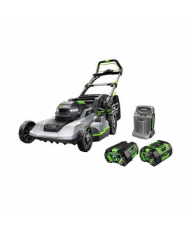 EGO 21 Inch Self-Propelled Mower Touch Drive with Charger, 4.0Ah &amp; 6.0Ah Batteries