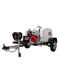 Simpson Cold Water Professional Gas Pressure Washer Trailer 4200 PSI