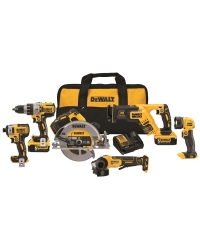 DEWALT 20 V MAX XR Li-ion 6 Tool Combo Kit