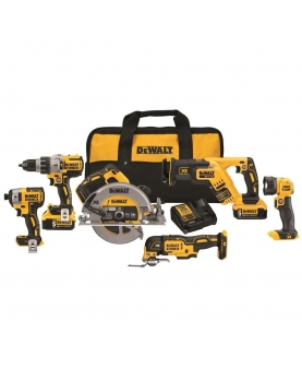 DEWALT 20 V MAX XR Li-ion 6-TOOL Combo Kit DEWALT 20 V MAX XR Li-ion 6-TOOL Combo Kit