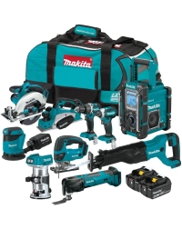 Makita 18V LXT 4Ah Lithium-Ion Cordless 10pc Woodworking Combo Kit
